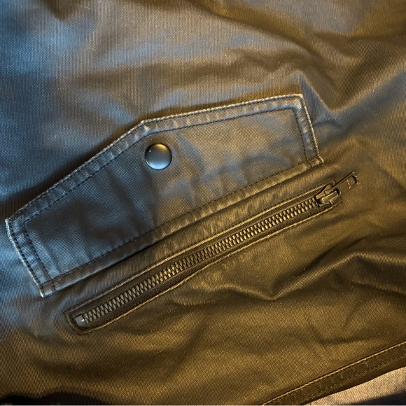 MADEWELL WOMAN’S BLACK WAXED COTTON FIREMAN HOOK JACKET - Picture 3 of 9